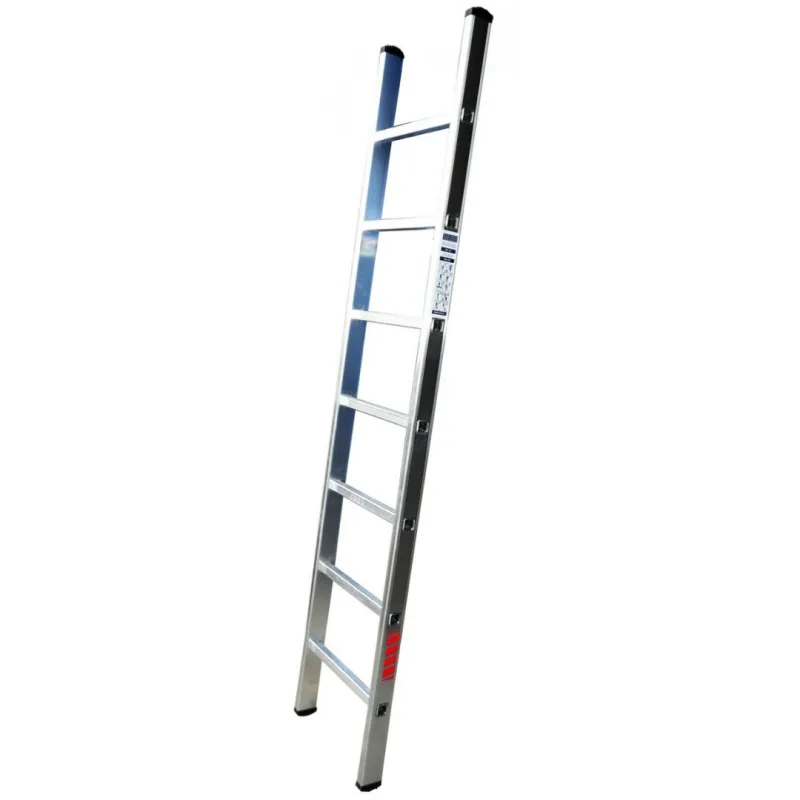 Escalera simple homelux de aluminio multiusos -7 peldaños 200cm