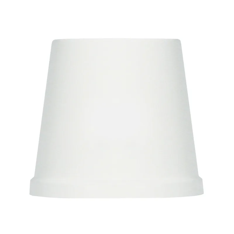 Pantalla tosel ,metal,blanco ,a14xd15xp15cm