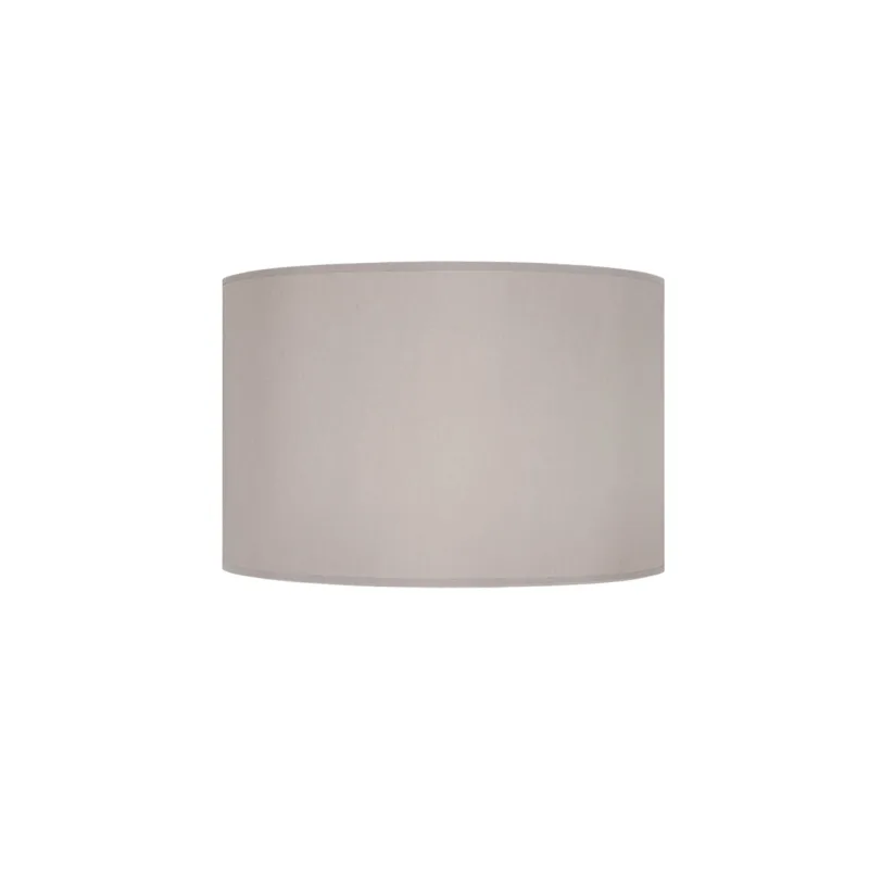 Pantalla de lámpara tosel cylindrique 25 tela cilindro taupe d25 x h17 cm