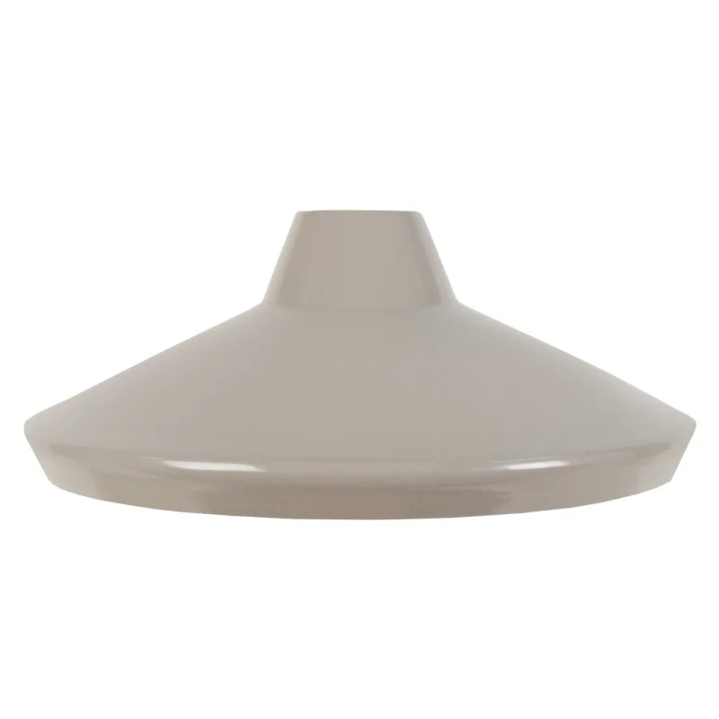 Pantalla tosel ,metal,taupe ,a14xd33xp33cm