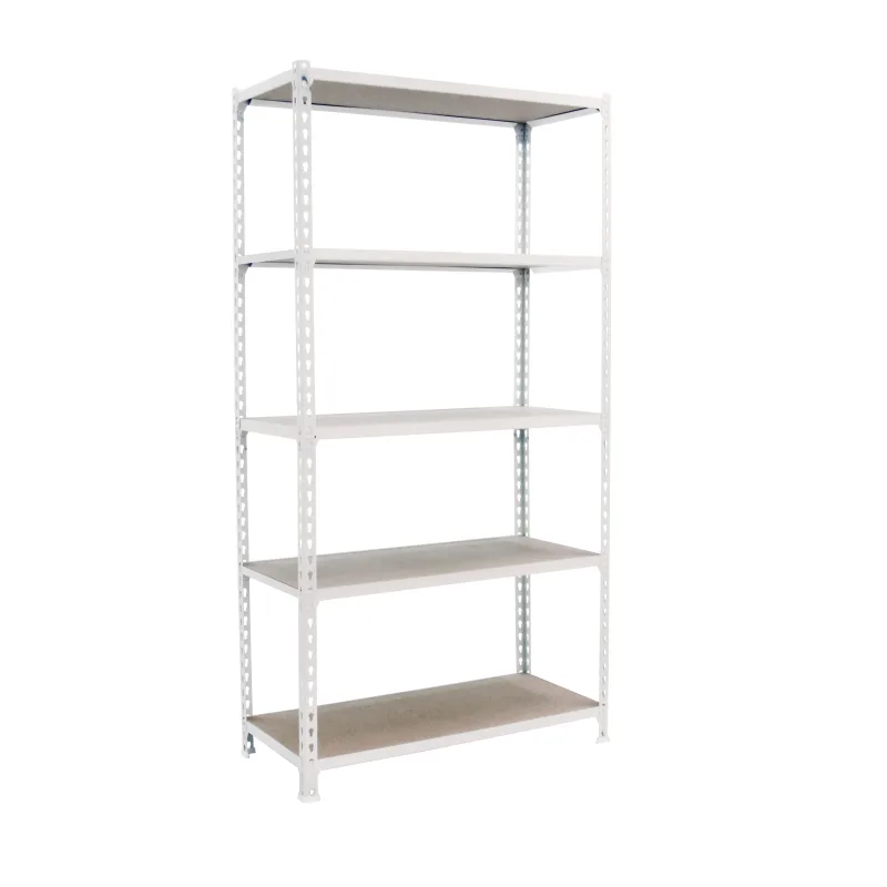 Estantería en kit de 200x120x30cm de carga máx. 200 kg por balda color blanco/madera