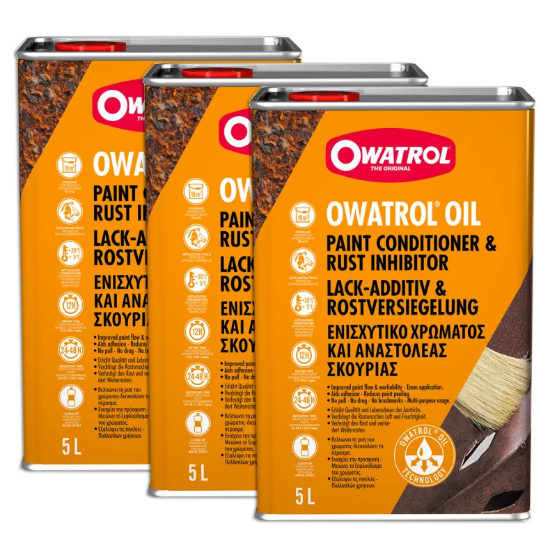 Pack 3 uds. owatrol oil inhibidor de oxido 5 lt