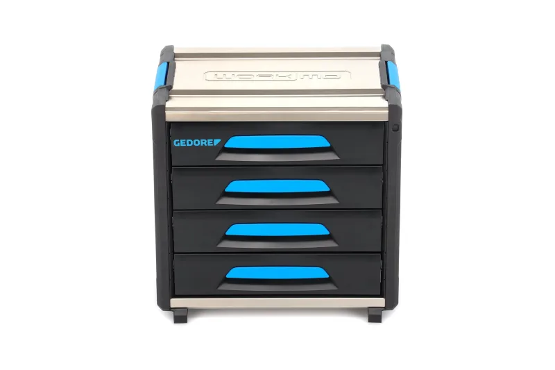 Gedore 1110 wm 24 - cassetta degli attrezzi workmo an2, 4 cassetti al6