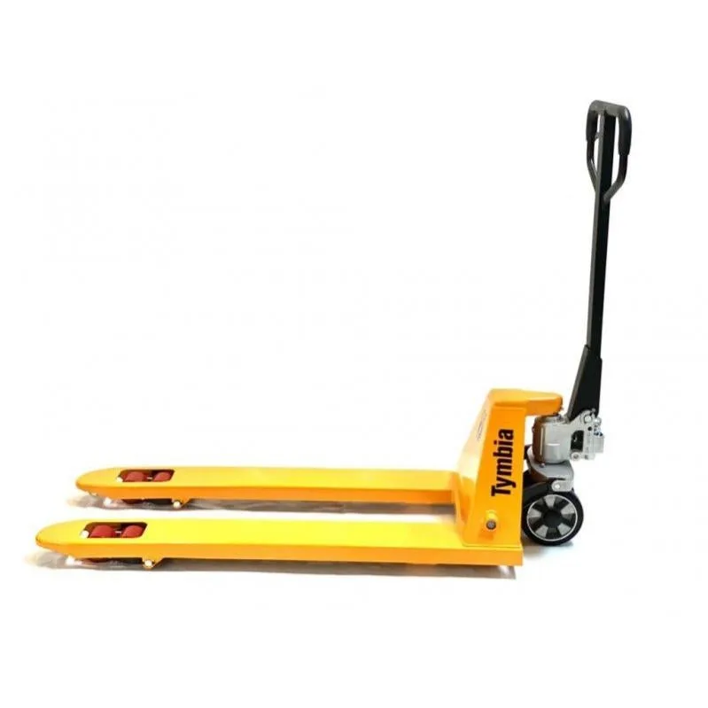 Transpaleta manual tymbia 2500kg, 1150x550mm, ruedas de goma