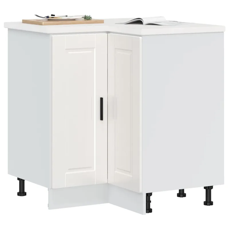 Maison exclusive - mueble bajo esquina de cocina&nbsp;porto alto brillo blanco