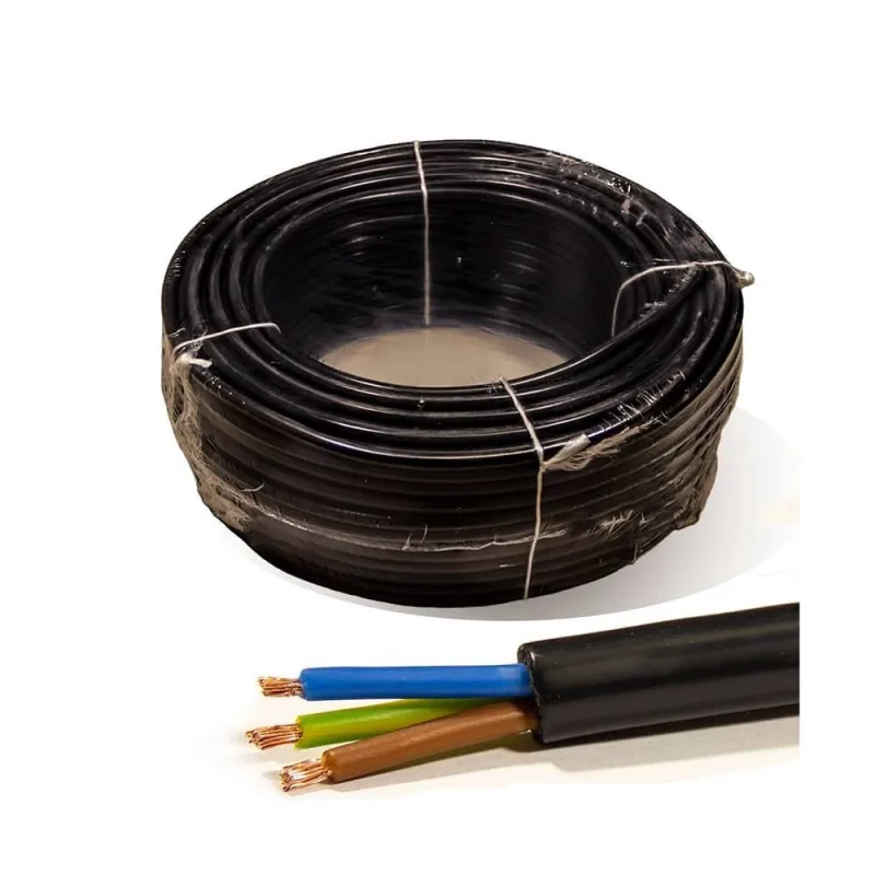 Rollo 100 mtr manguera 3x1 flexible pvc rv-k h05vv-f