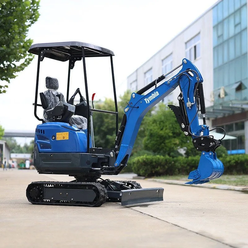 Mini excavadora tymbia 1500kg motor kubota d722