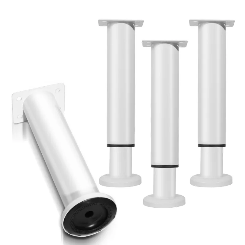 12pcs furniture feet pies ajustables metal 12-18cm pies ajustables blanco