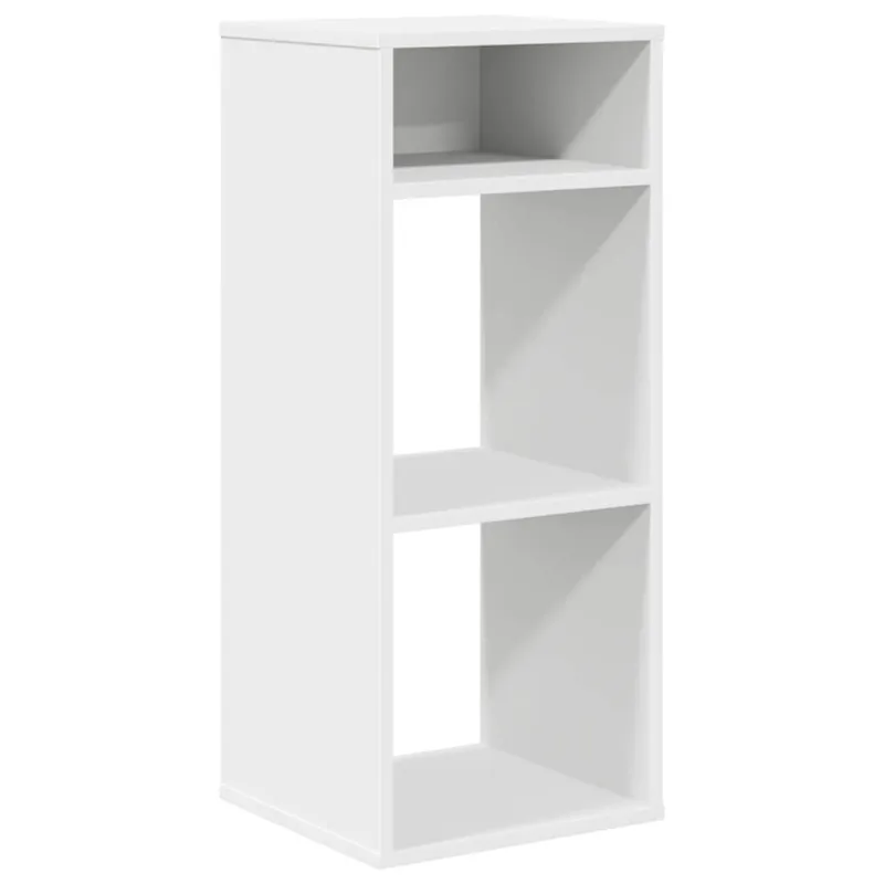 Estantería librería madera contrachapada blanco 34x31x80 cm – comfortxl
