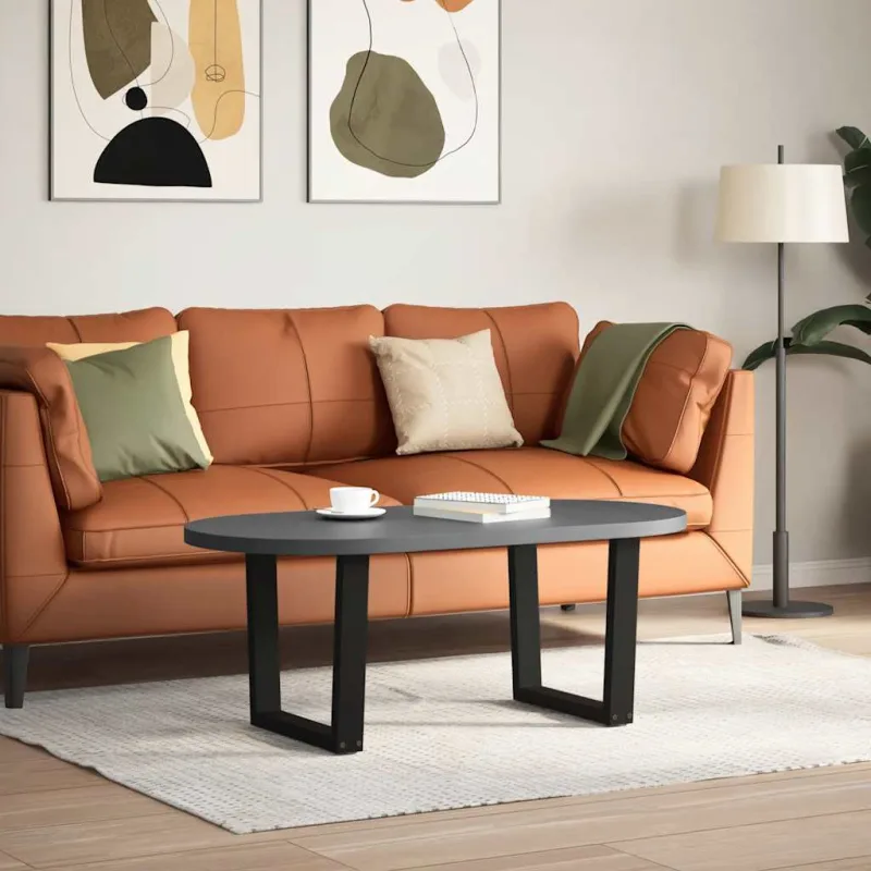 Patas para mesa de comedor forma v 2 uds negro 50x(42-43,3) cm