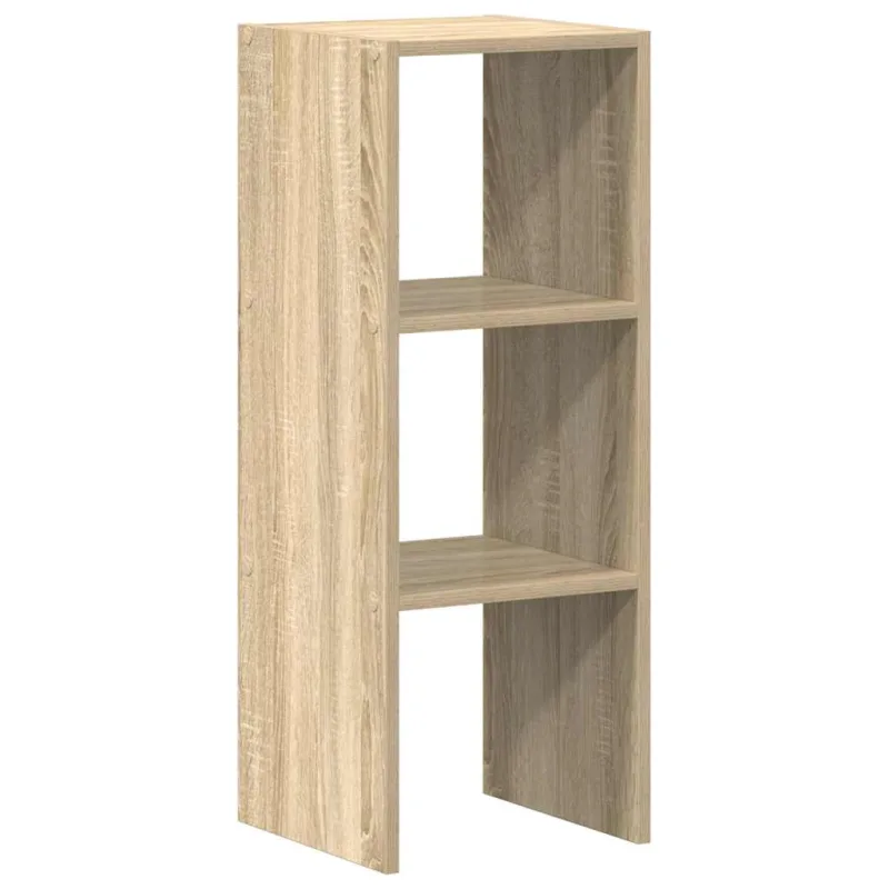 Librería apilable madera contrachapada roble sonoma 30x30x80 cm – comfortxl