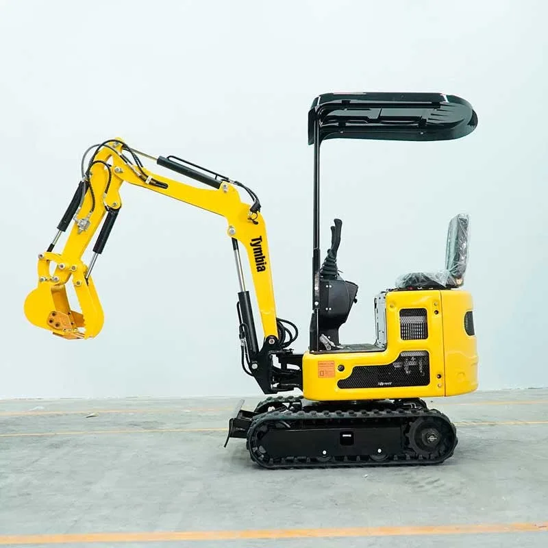 Mini excavadora tymbia 1000kg motor kubota d722