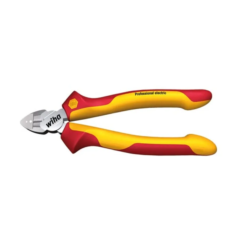 Wiha pince coupante diagonale à dénuder professional electric avec dynamicjoint® (27431) 160 mm