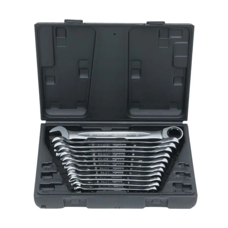 Ks tools jeu de clés mixtes à cliquet gearplus, 12 pcs