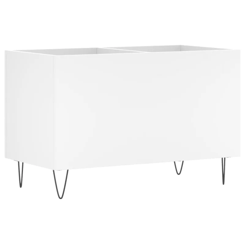 Mueble para discos madera contrachapada blanco 74,5x38x48 cm – comfortxl