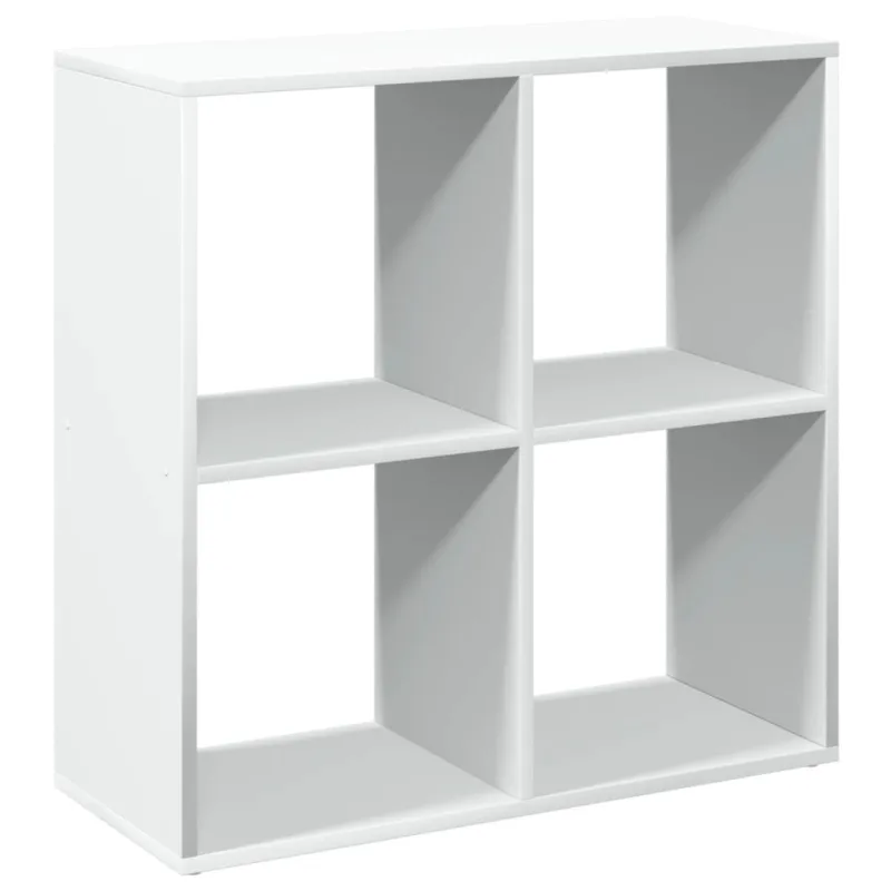 Librería divisora madera ingeniería blanca 69,5x29x69,5 cm – comfortxl