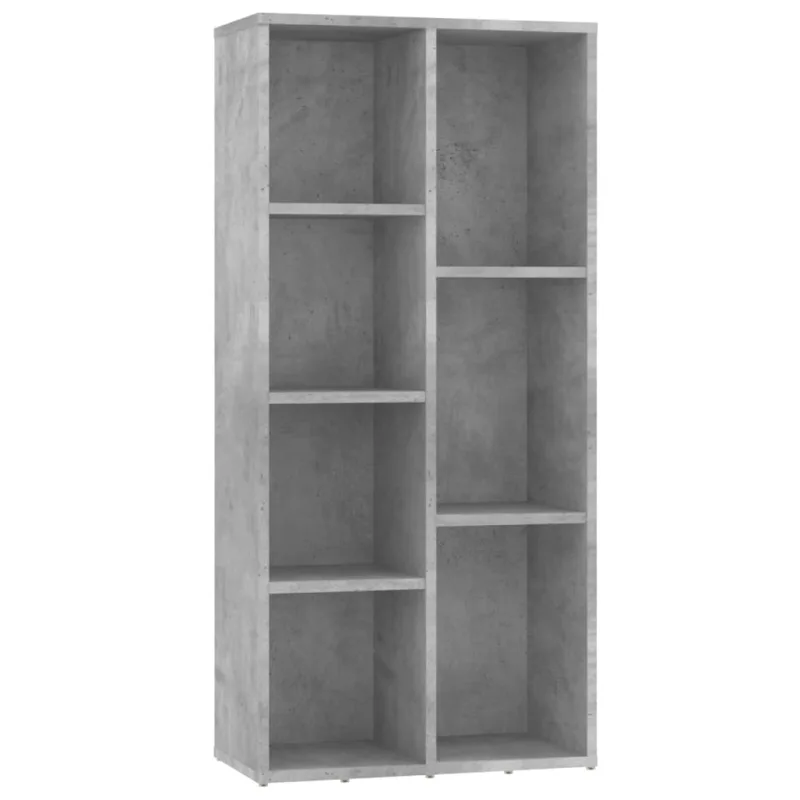 Estantería de madera de ingeniería gris 50x25x106 cm – comfortxl
