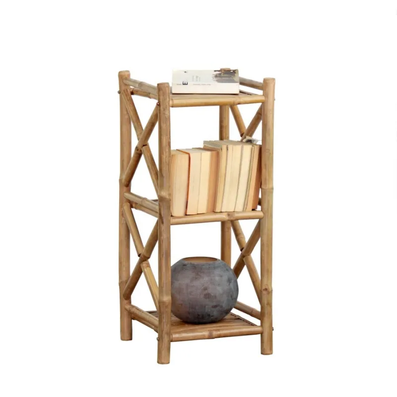Estantería bambú 3 estantes 35x35x81 cm