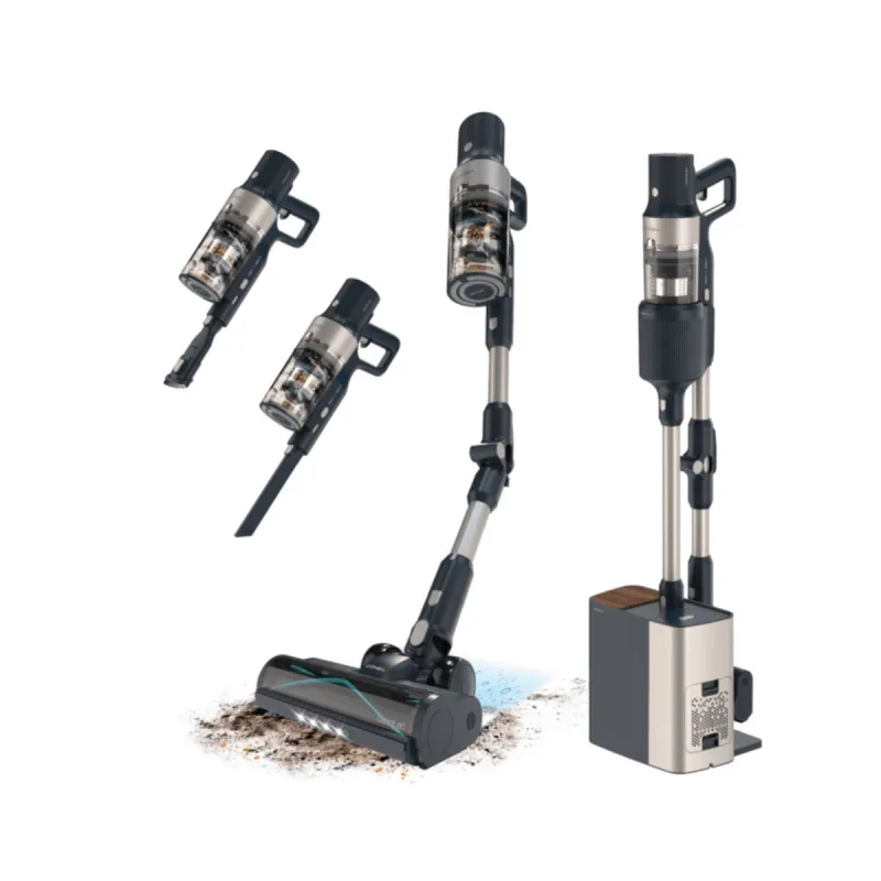 Aspirador vertical cecotec conga rockstar 5500 hurricane station flex 700w base de autovaciado negro