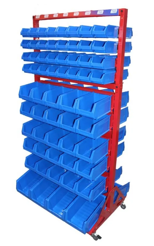 Kit estanteria cairo doble con ruedas