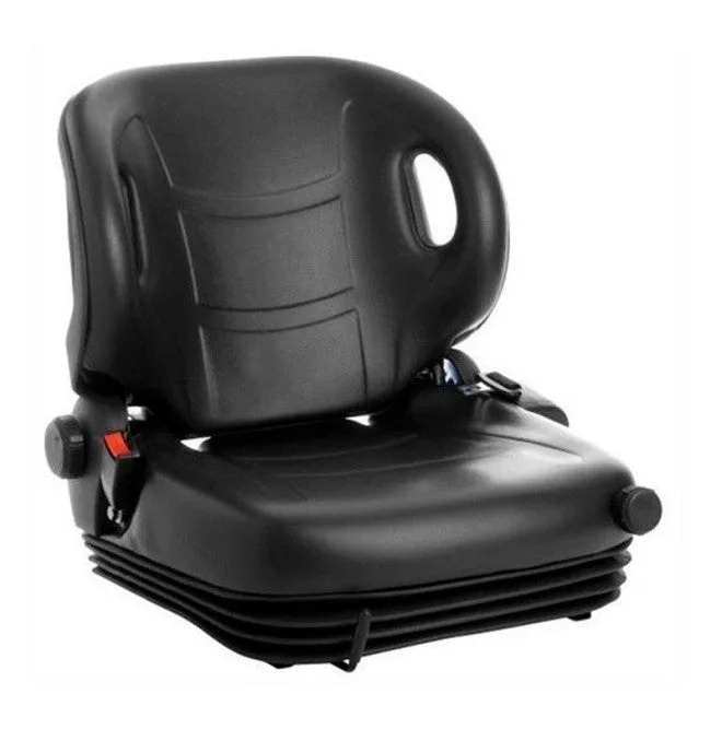 Asiento con suspensión mecánica y cinturón tymbia