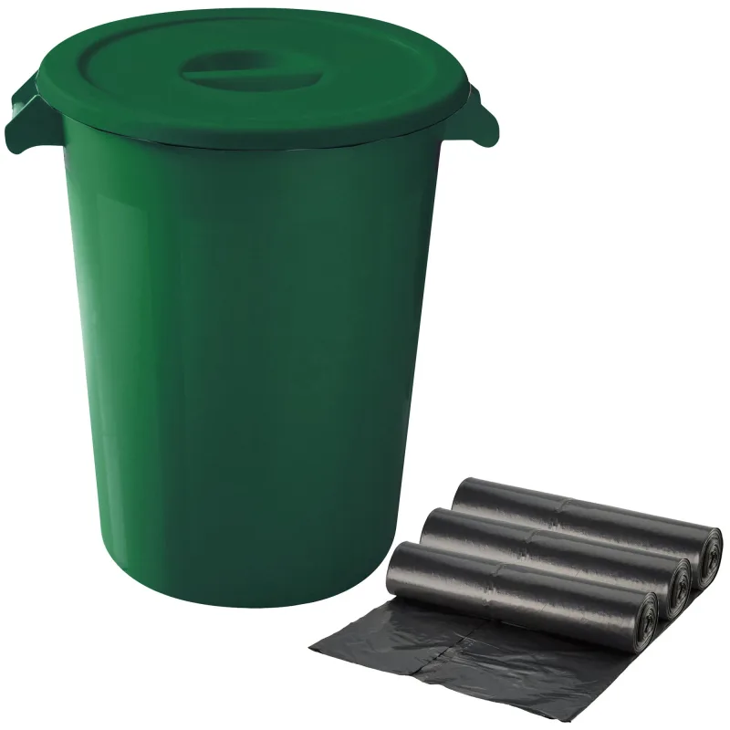 Wellhome reciclo cubo de basura 100l con 30 bolsas de basura