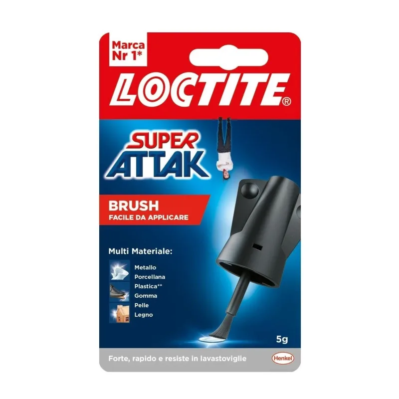 Pegamento transparente universal attak con pincel aplicador 5 gramos