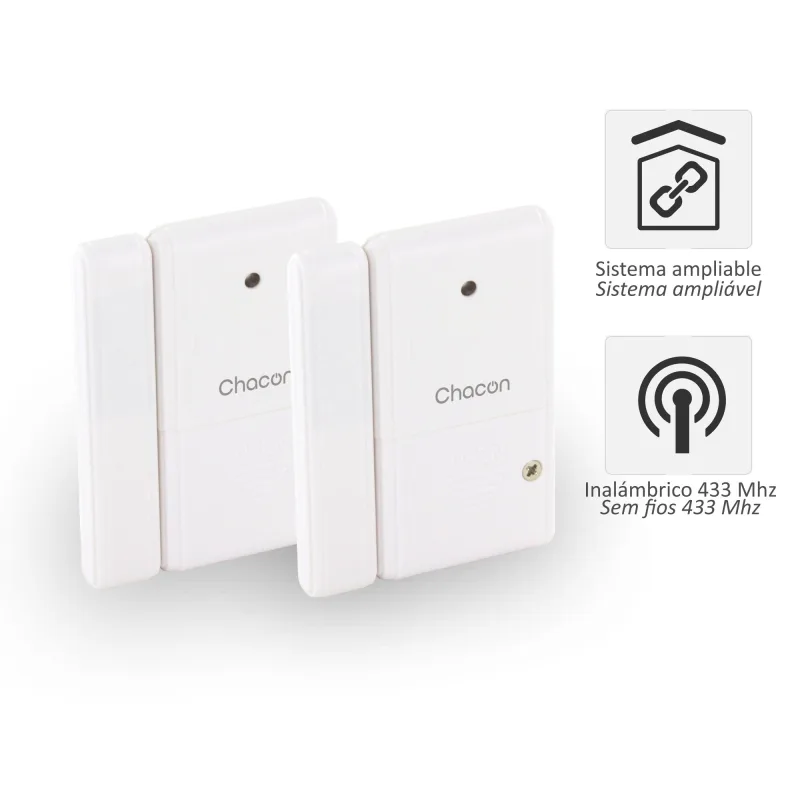 Pack de dos detectores de apertura chacon