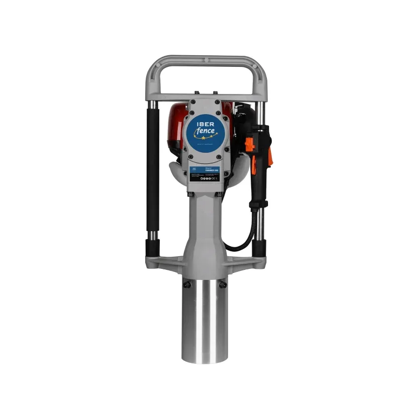 Clavadora de estacas y postes iberfence farmer 100 con motor honda gx35