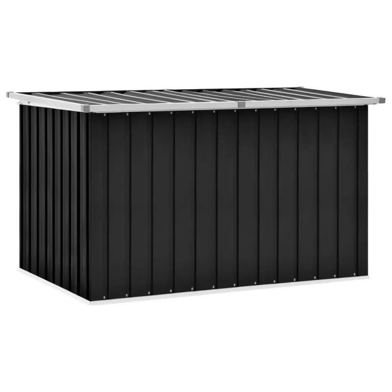 Caja de almacenaje para jardín | arcón de jardín | baúl jardín gris antracita 149x99x93 cm cfw177111