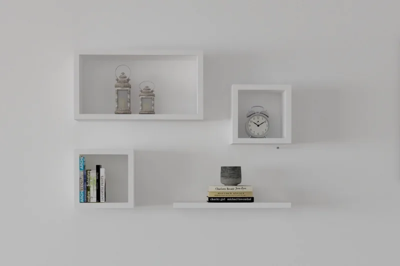 Estante de pared babi blanco