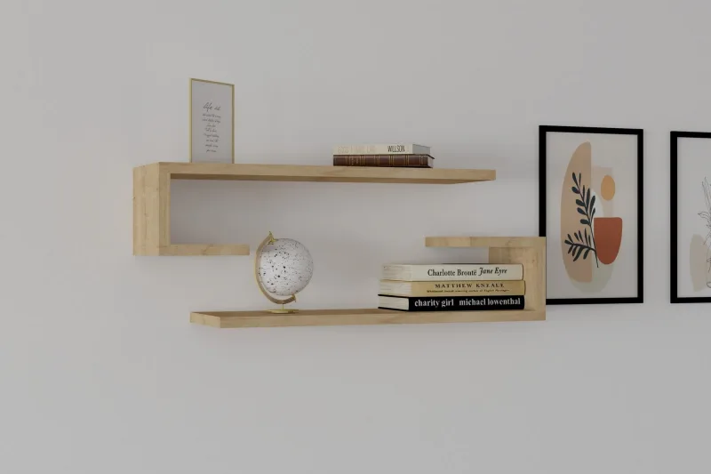 Estante de pared eldo roble zafiro