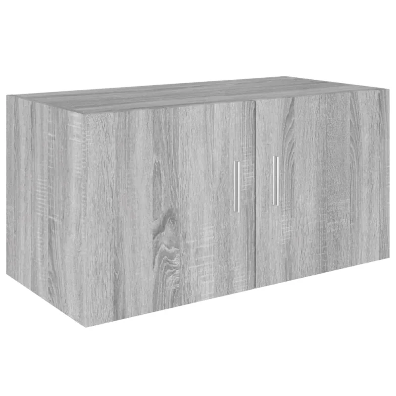 Mueble alto de madera compuesta gris sonoma 80x39x40 cm – comfortxl
