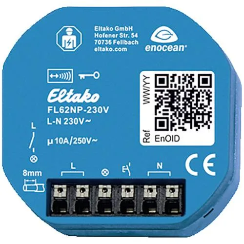Actuador de luz inalámbrico eltako fl62np-230v (30100530)