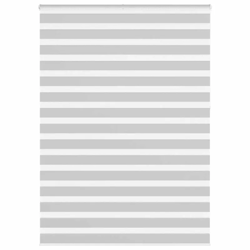 Tejido para estor cebra gris claro ancho 150,9 cm poliéster