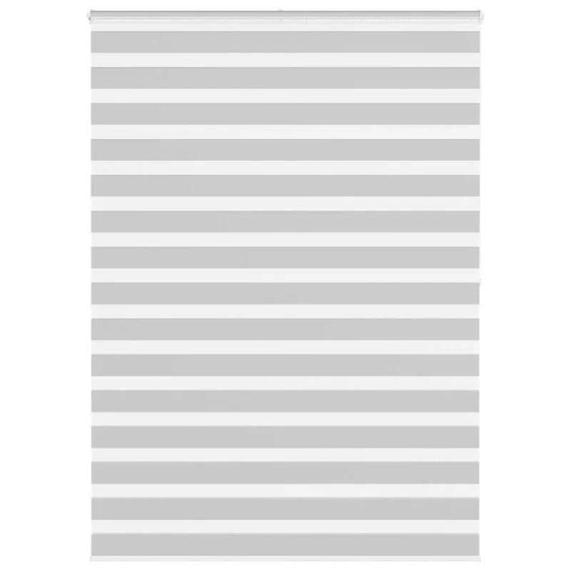 Tejido para estor cebra gris claro ancho 160,9 cm poliéster