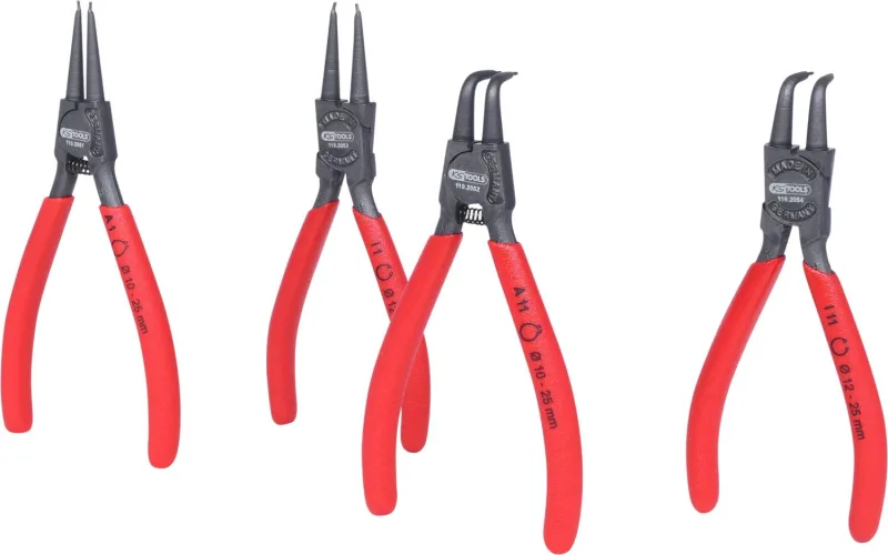 Ks tools jeu de pinces de sécurité, 10-25 mm, 4 pcs