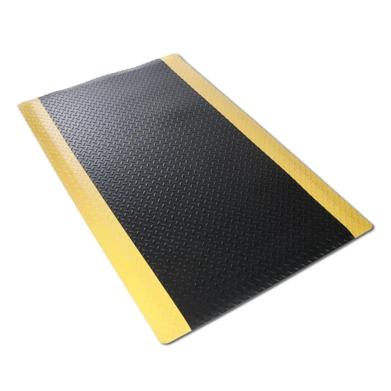 Estera ergonómica y confortable dyna-protect diamond negro-amarillo 120 x 200 cm