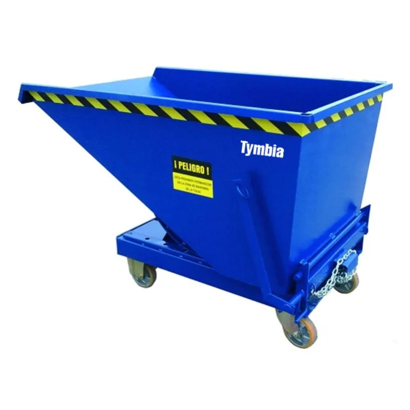 Tolva autobasculante 1100l (con ruedas) tymbia