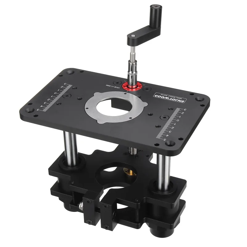 Kit de sistema de elevación de enrutador, mesa elevadora de enrutador para carpintería