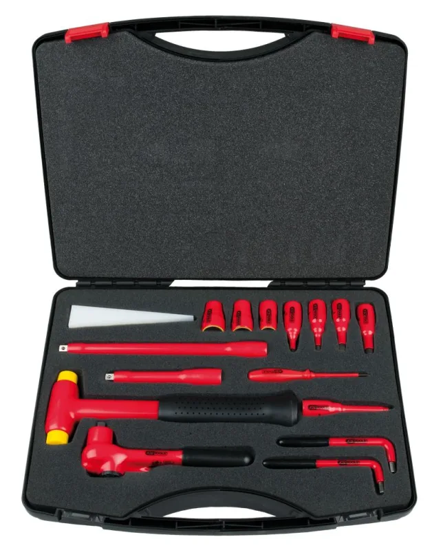 Ks tools 3/8 coffret de douilles isolées, 16 pcs