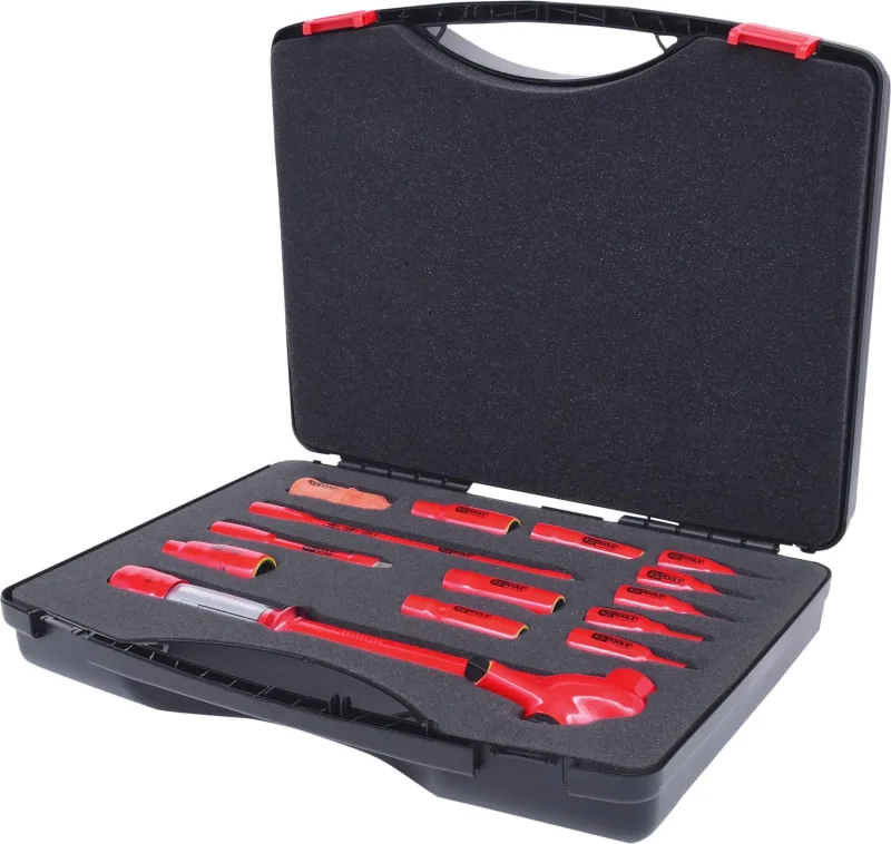 Ks tools 3/8 coffret de douilles isolées, 14 pcs