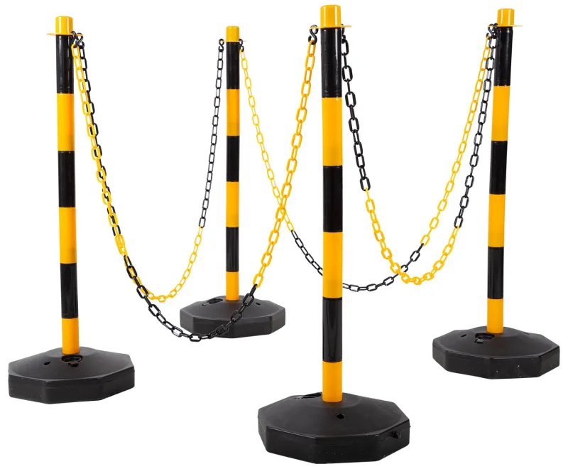 Ks tools jeu de piquets avec chaîne, 13 pcs