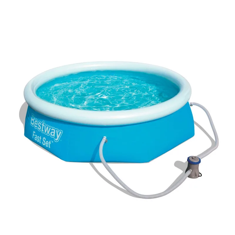 Bestway piscina fast set redonda azul 244x66 cm