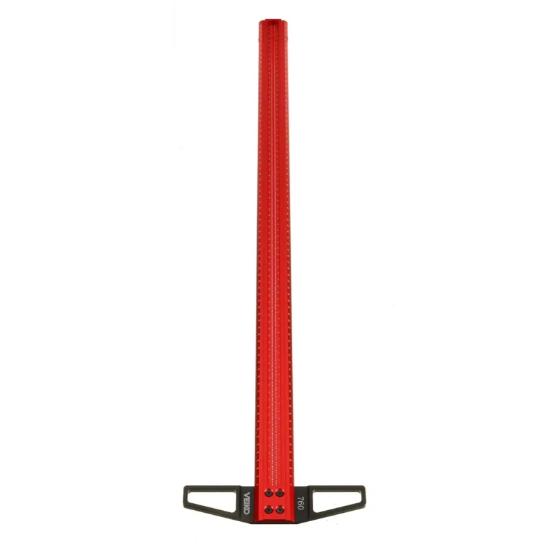 Medidor de marcado de regla en t cuadrada, herramienta de carpintero para carpintería de 76cm