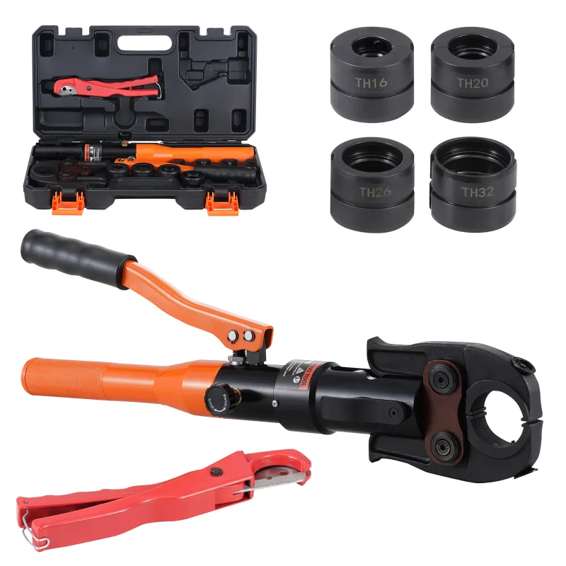 Herramienta de crimpado hidráulica succebuy para tubos de cobre con mordazas th16/20/26/32, ideal para espacios reducidos