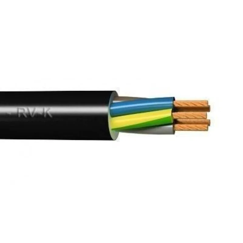 Cable manguera redonda negra 5x2.5 (100mts)