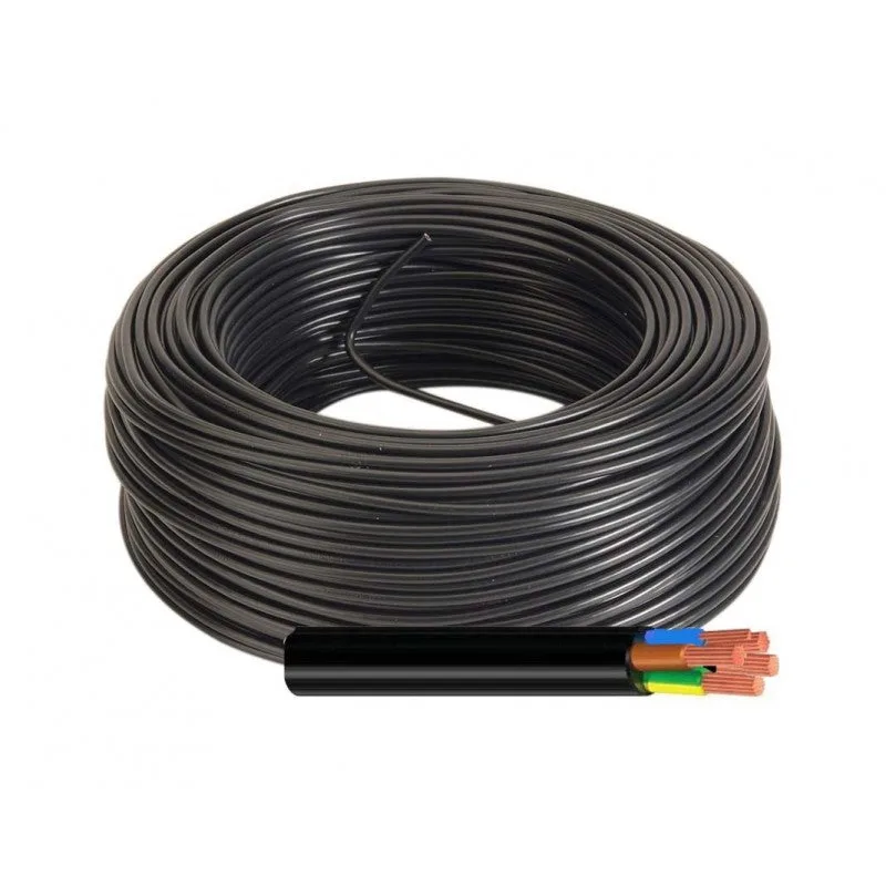Cable manguera redonda negra 5x4 (100mts)