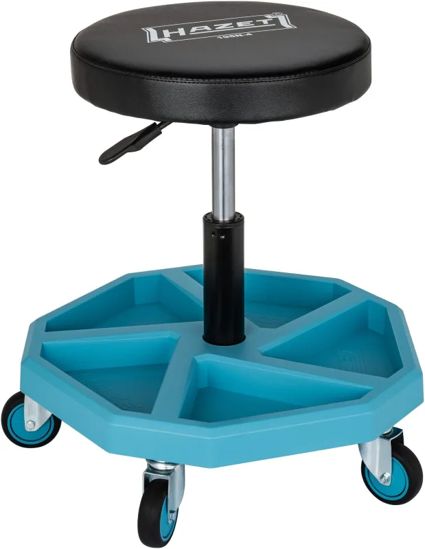 Asiento de trabajo hazet 195n-4 azul/negro capacidad de carga hasta 150 kg (195n-4)