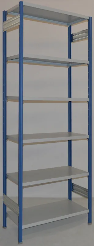 Almacén de metal estantería pintado cm. 80x80x300h